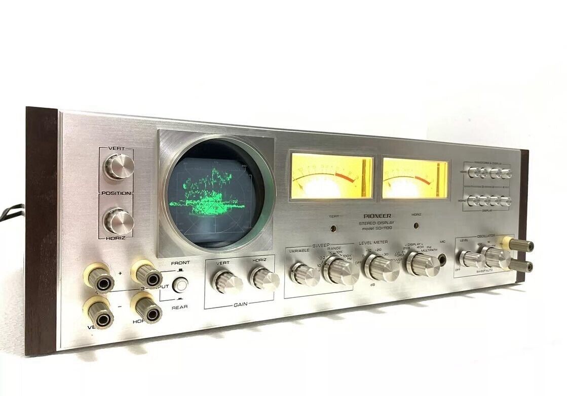 PIONEER SD-1100 Stereo Display Audio Scope VERY RARE Vintage 1972 WORK Good Look