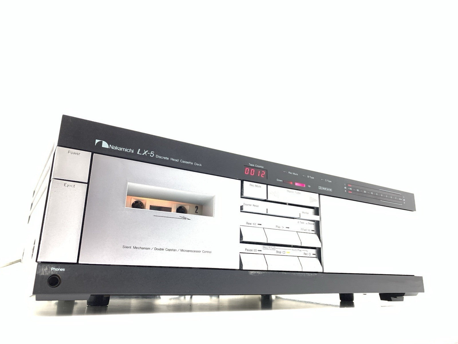 NAKAMICHI LX 5 High End 3 Head Cassette Tape Deck Vintage 1982 WORKING Good Look