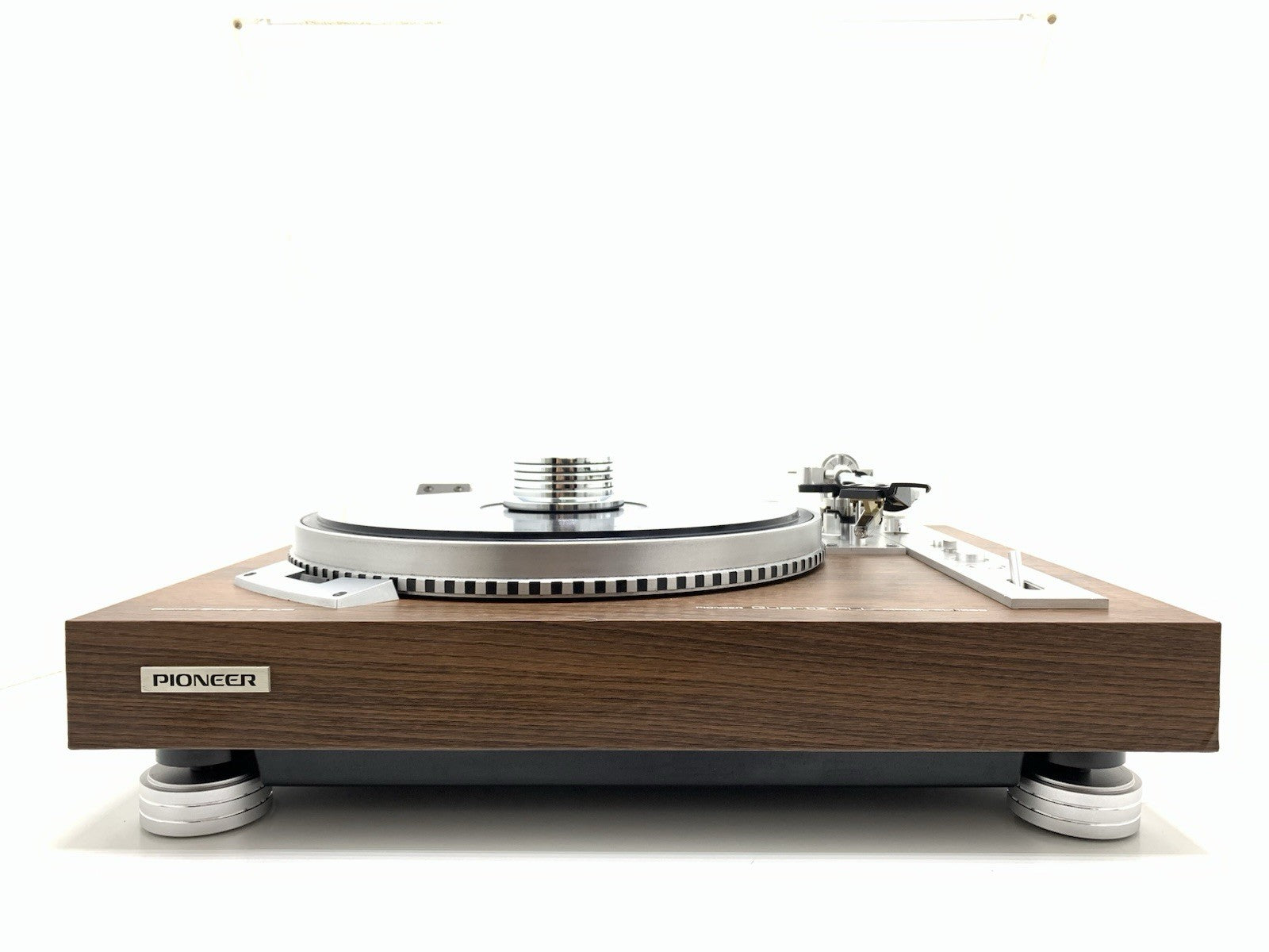 PIONEER XL 1550 Turntable Direct Drive Manual Quartz Vintage 1976 WORK Good Look