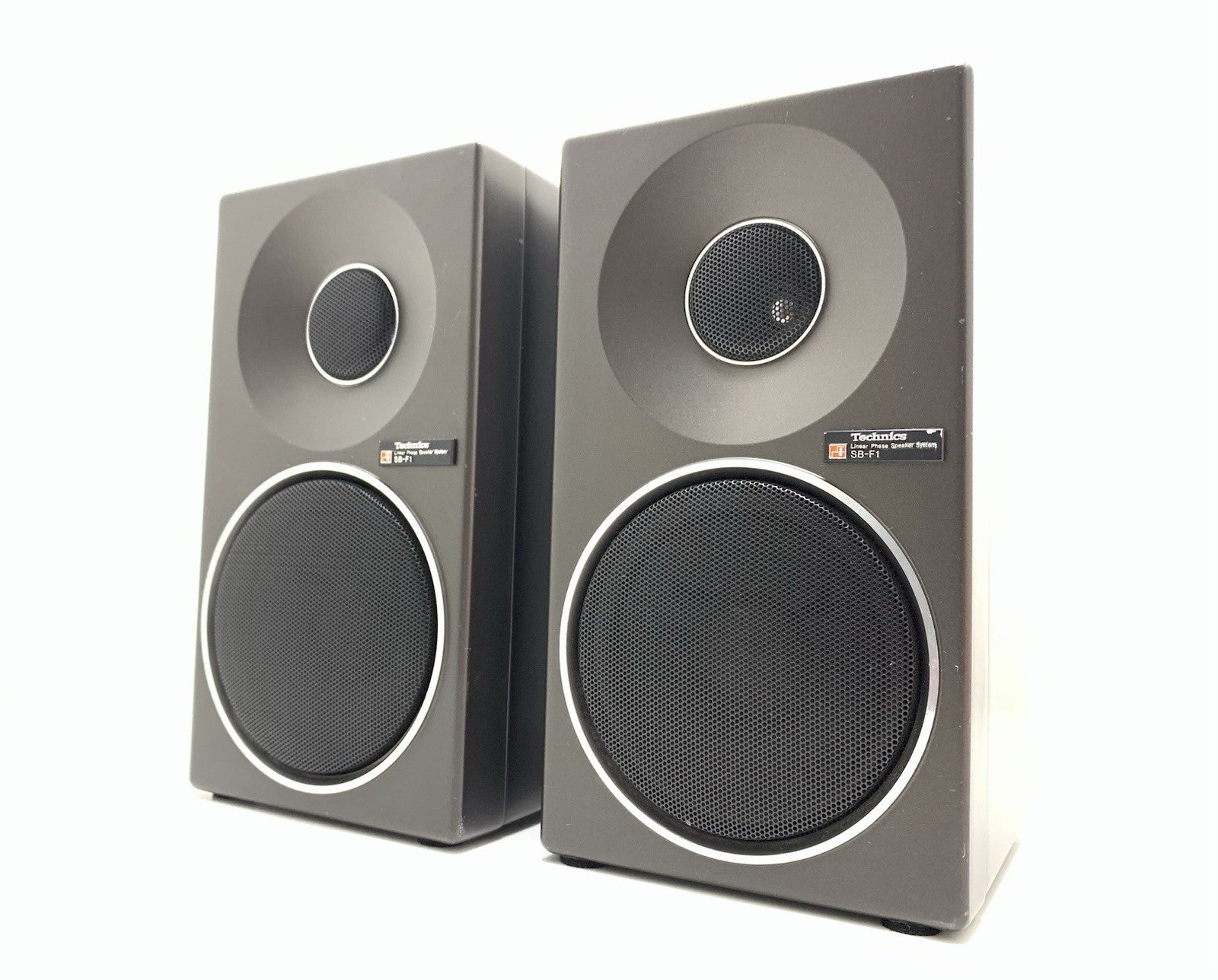 TECHNICS SB F1 Mini Speaker 2 Way System 40Watts RMS Vintage 1978 Work Good Look