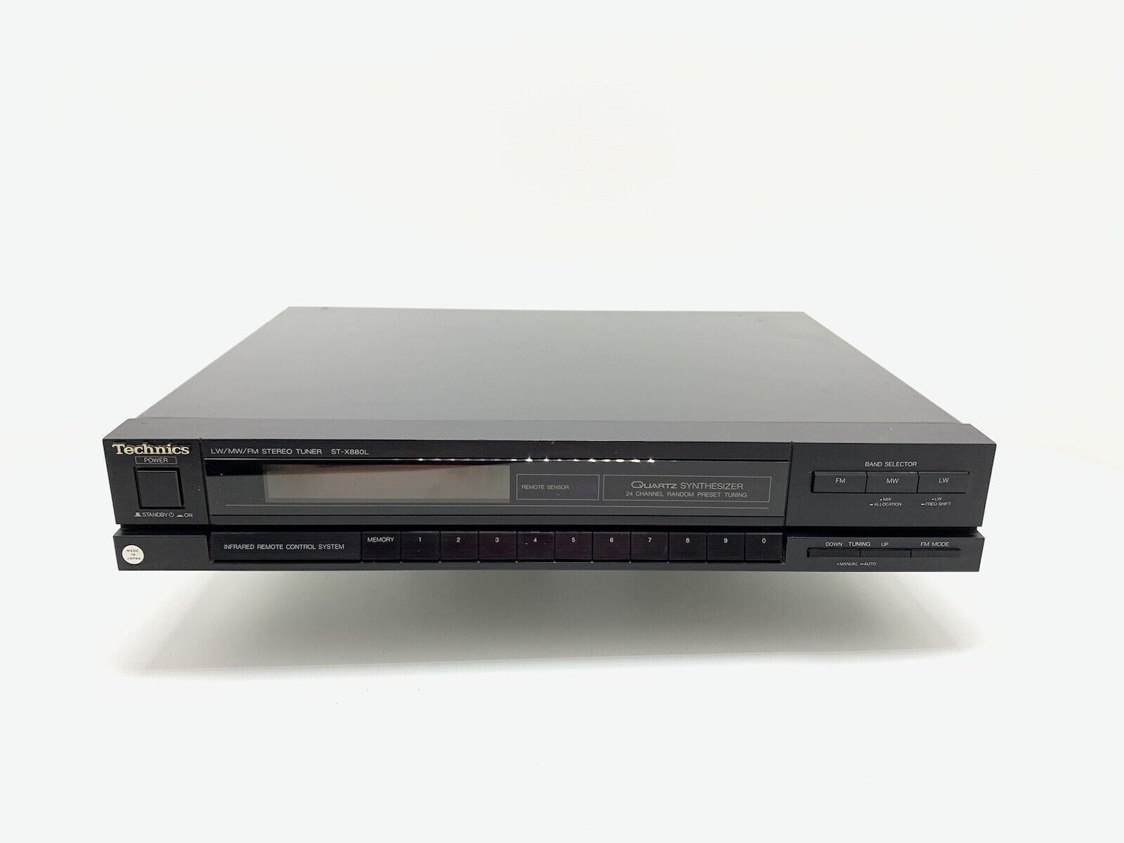 TECHNICS ST-X880L FM/MW/LW Stereo Tuner Digital HiFi Vintage 1987 Work Good Look