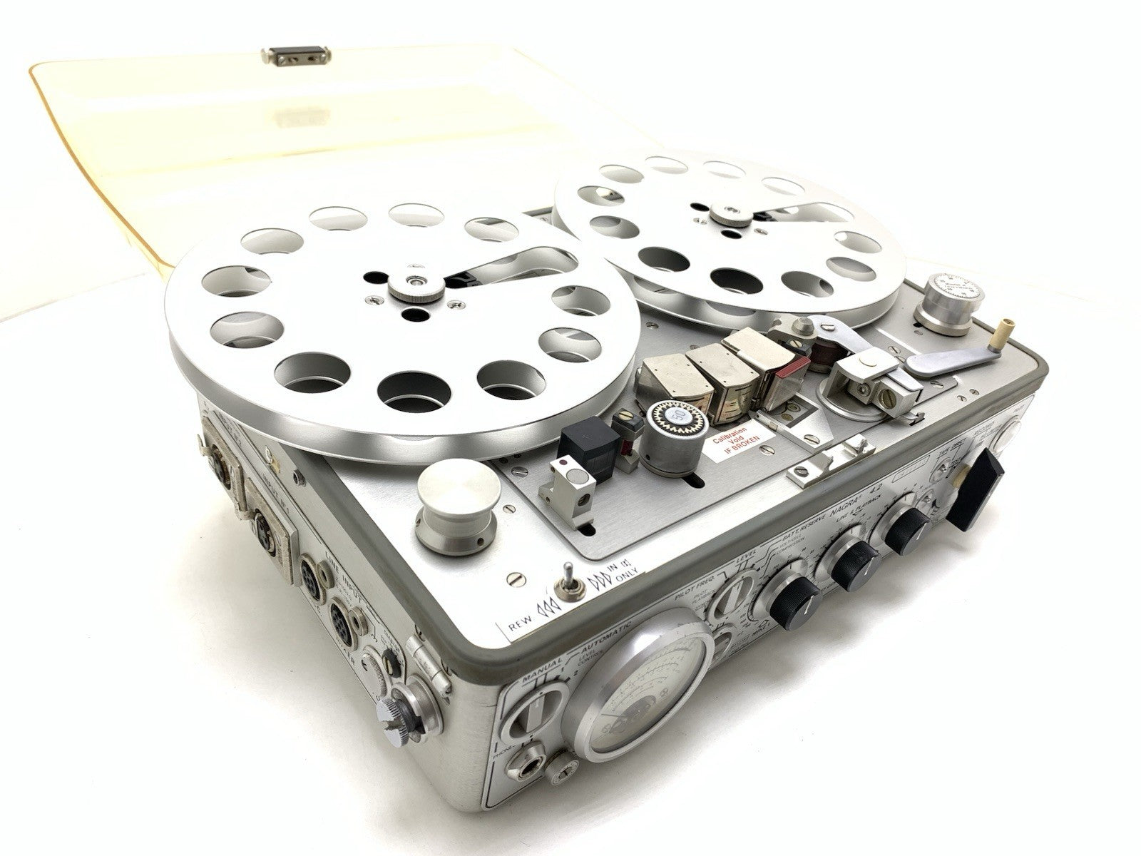 NAGRA 4.2 Reel to Reel  7" Professional Tape 3 Head Vintage 1971 WORK Good Look