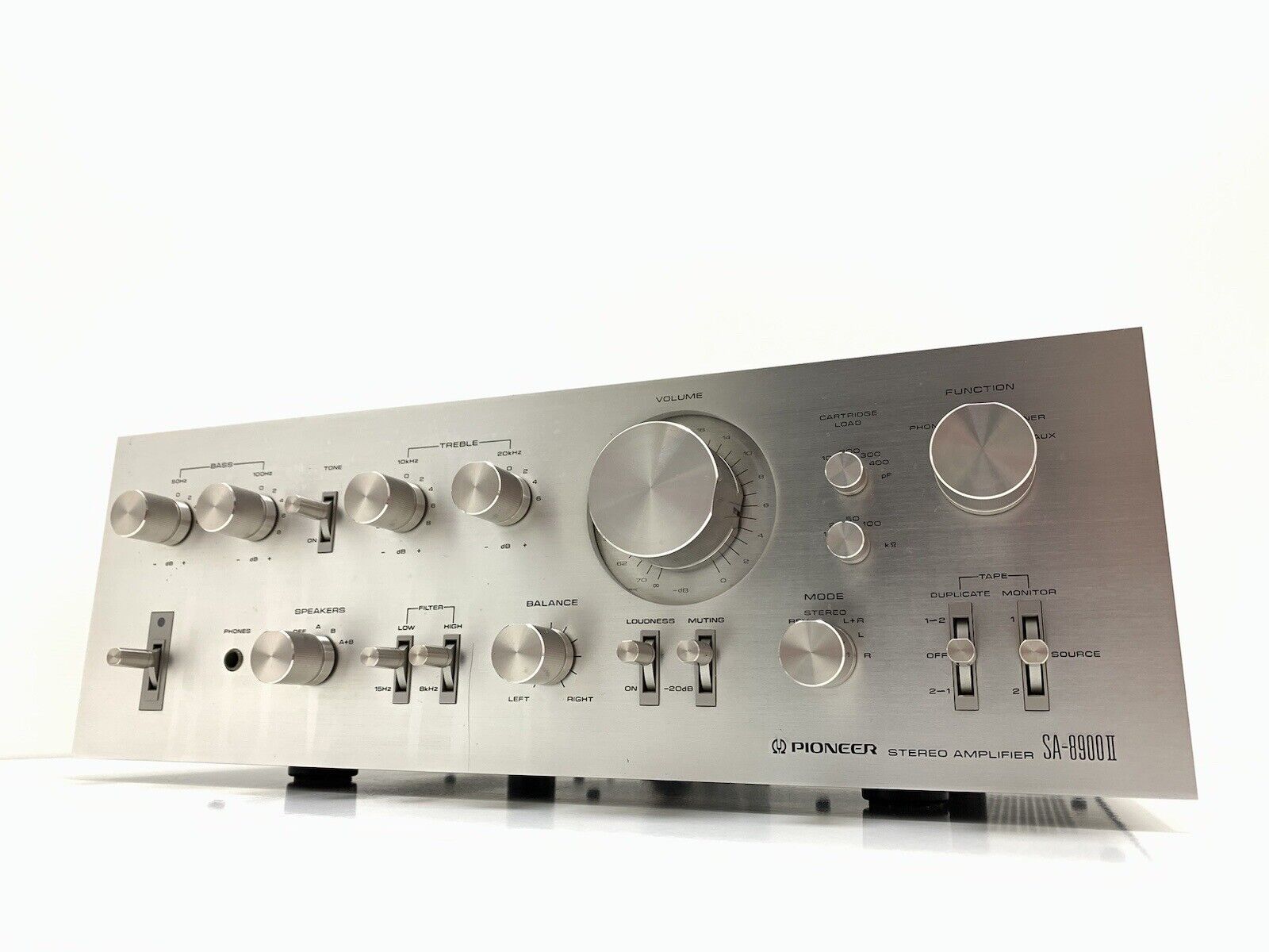 PIONEER SA-8900 II Stereo Amplifier 80+80 WRMS Vintage 1976 Work 220V Good Look