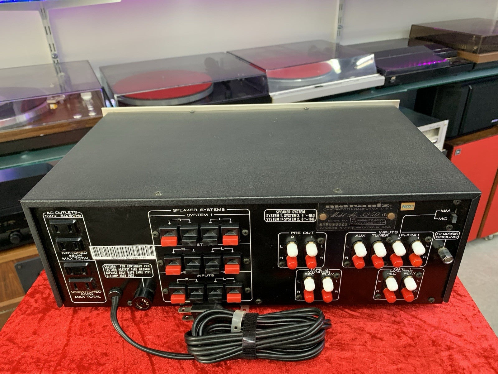 MARANTZ Model 3250 Stereo Pre Amplifier Vintage 1978 High End Working Good Look