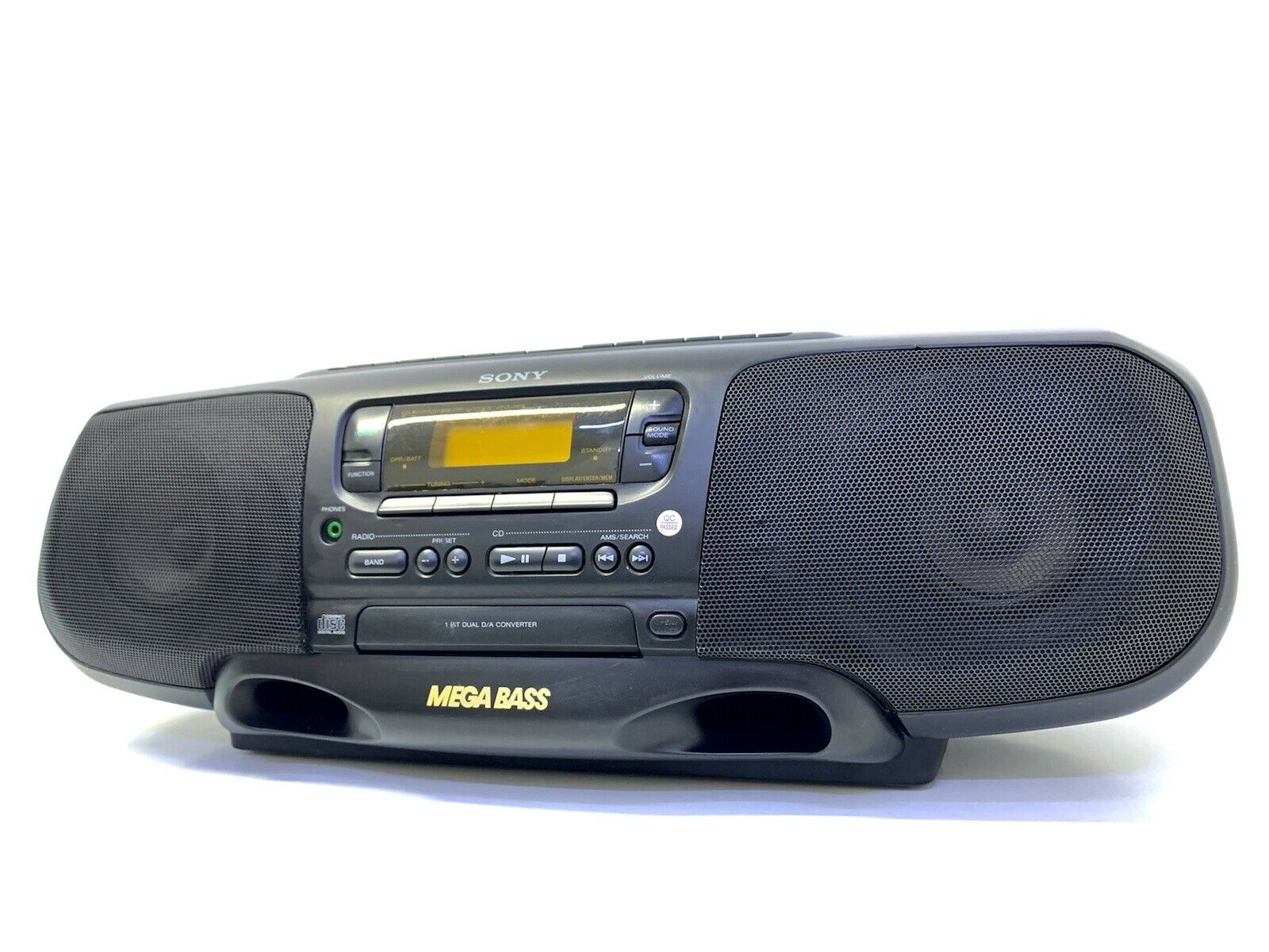 SONY CFD-380L BOOMBOX STEREO Radio Cassette Vintage 1996 w/Bluetootph Good Look