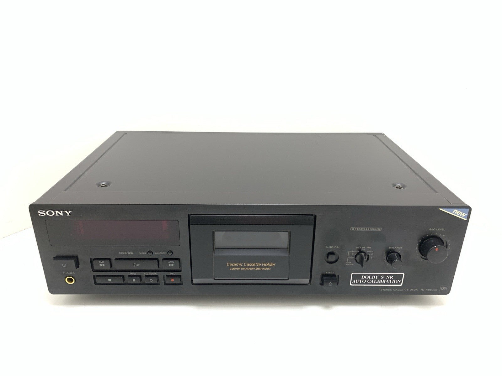 Sony TC KB820S QS Dolby S Audiophile Tape Deck Cassette High End WORK Good Look