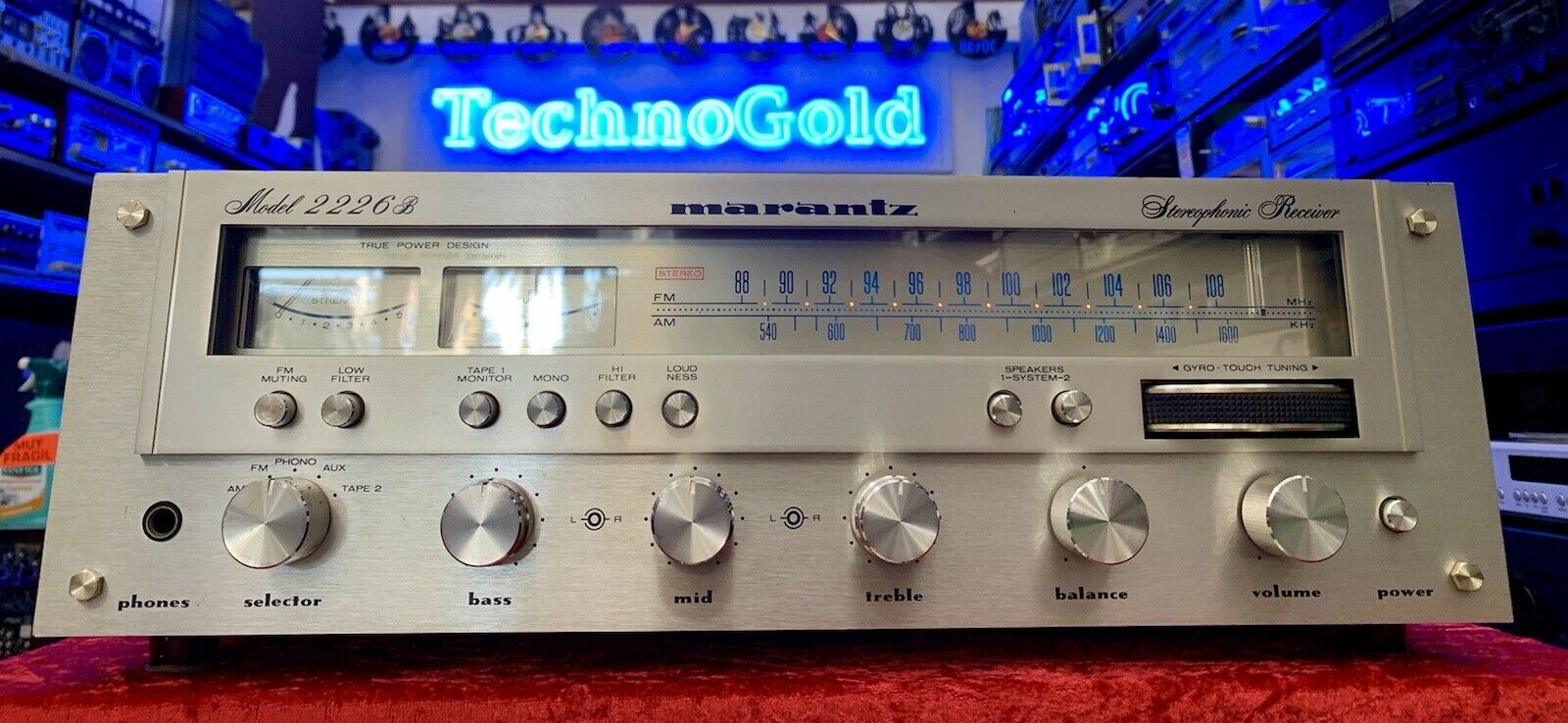 MARANTZ 2226B Stereo Receiver 58 Watts RMS Vintage 1977-80 RARE WORK Good Look