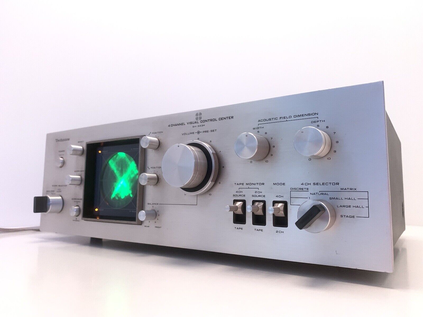 TECHNICS SH-3434 Audio Scope 4 Channel RARE Hi Fi Vintage 1973 WORK Good Look