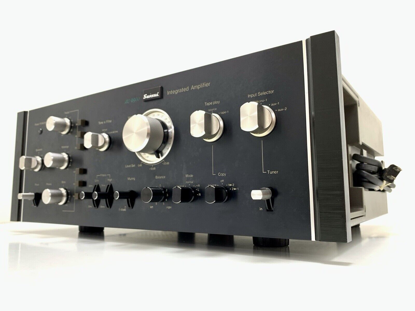 SANSUI AU-9900 Stereo Amplifier 80+80 Watts RMS + Original BOX Vintage GOOD LOOK