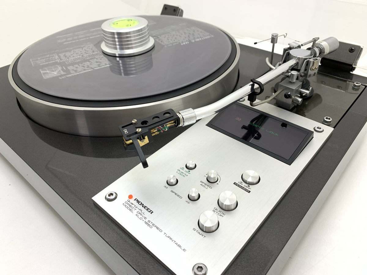 PIONEER XLC 1850 PLC 590 Direct Drive  Turntable SAEC Arm Work Hi End Good Look