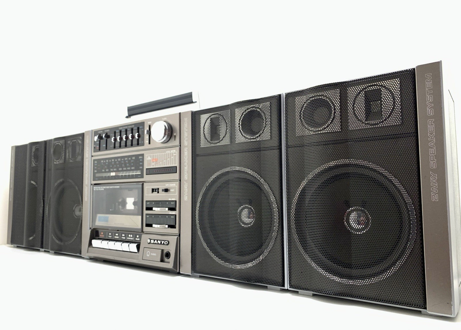SANYO C 15 Exclusive BIG BOOMBOX STEREO Radio Cassette BLUETOOTH