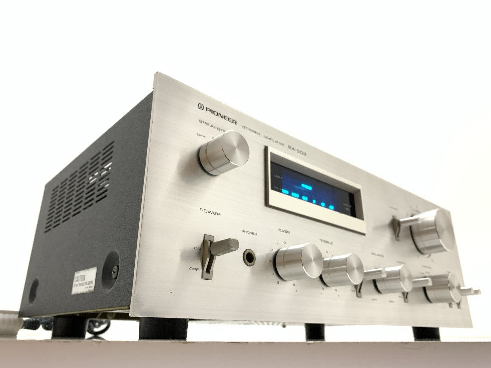 PIONEER SA 608 Stereo HiFi Amplifier 45+45 Watts RMS Vintage 1979 WORK GOOD LOOK