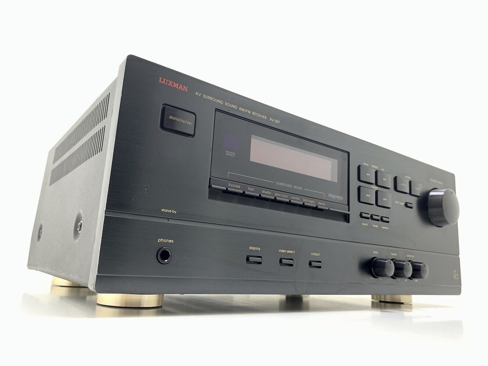 LUXMAN RV-357 Digital Dolby Surround Pro Logic 5.1 Receiver 300 Watts Good Look