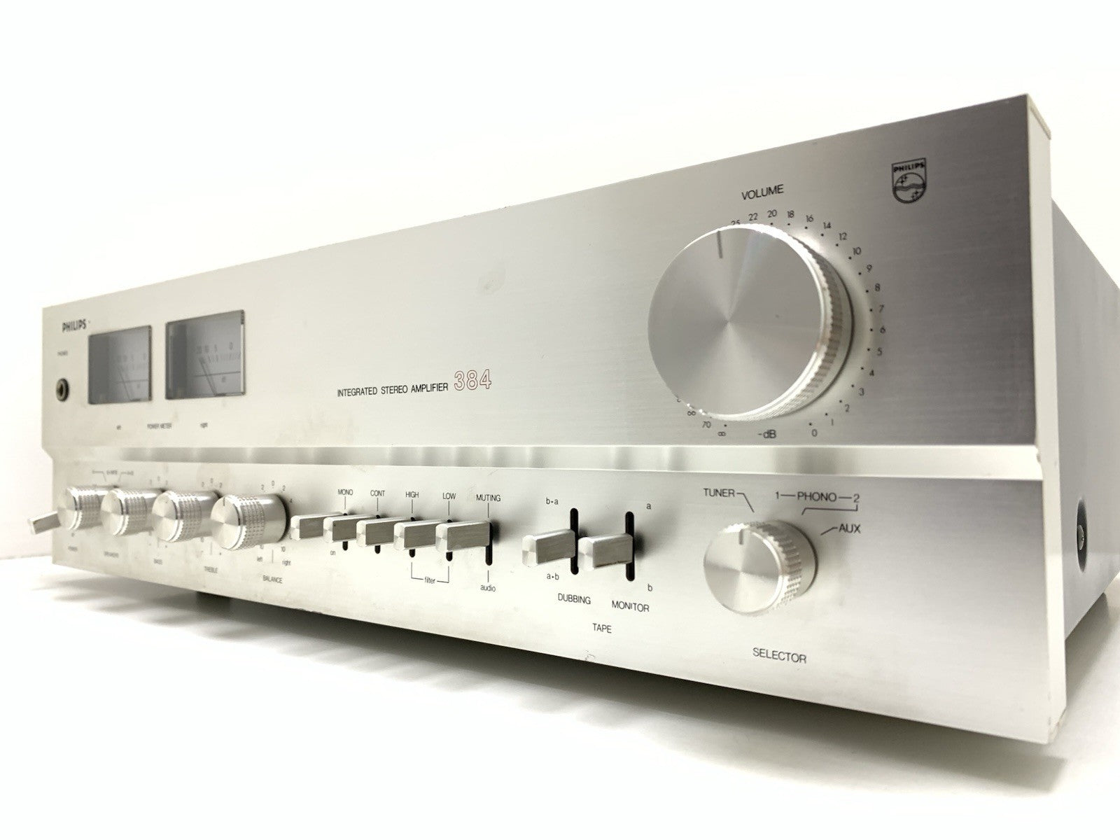 PHILIPS AH 384 Stereo Amplifier 2X 40Watts RMS Vintage 1978 Hi Fi WORK GOOD LOOK