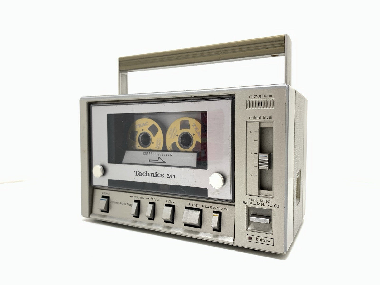 TECHNICS RS M1 Stereo Cassette Tape Deck 2 Head Vintage 1981 Working Good Look
