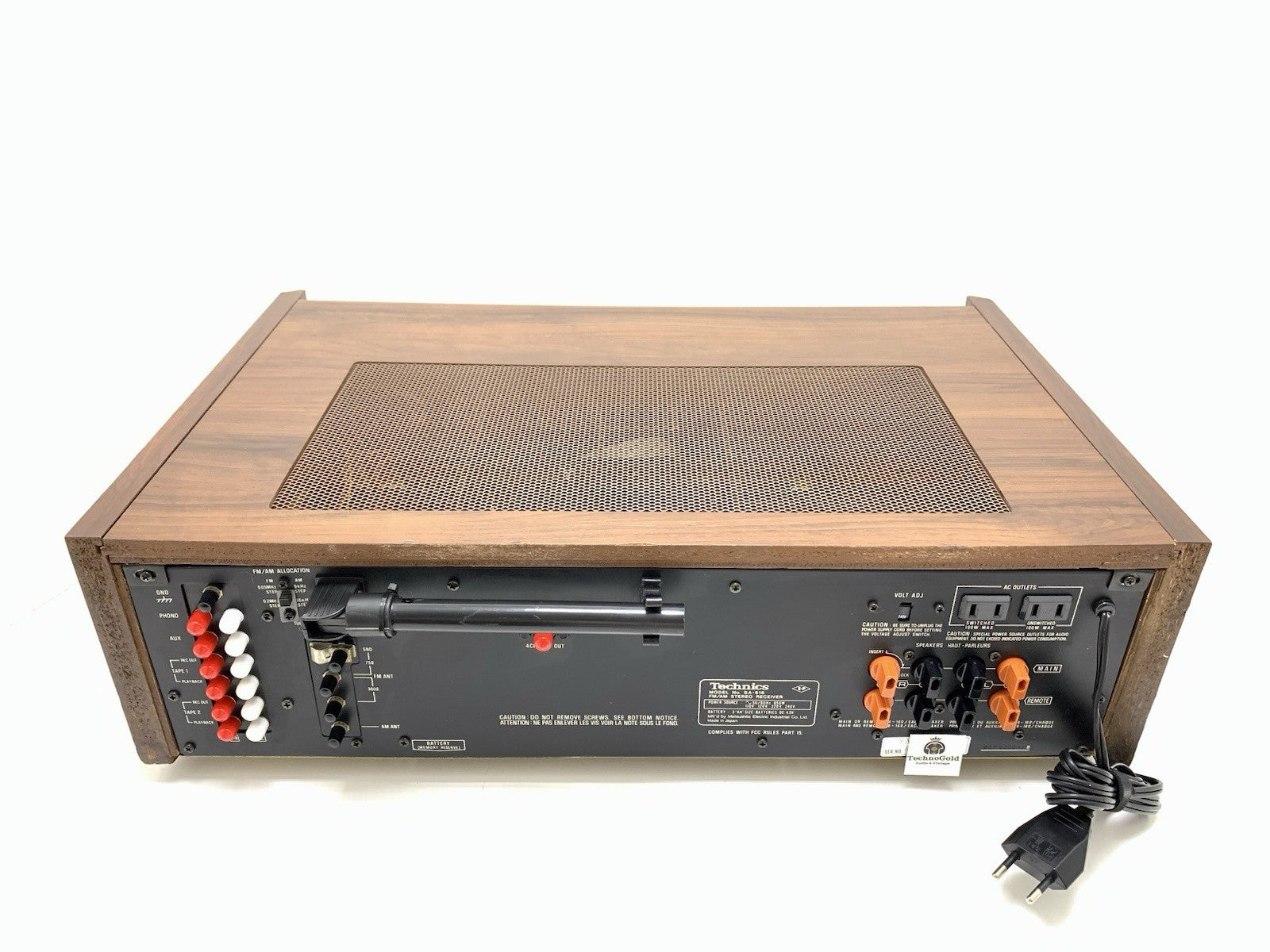 TECHNICS SA 616 AM/FM Stereo Receiver 2X80 Watts RMS Vintage 1980 WORK GOOD LOOK