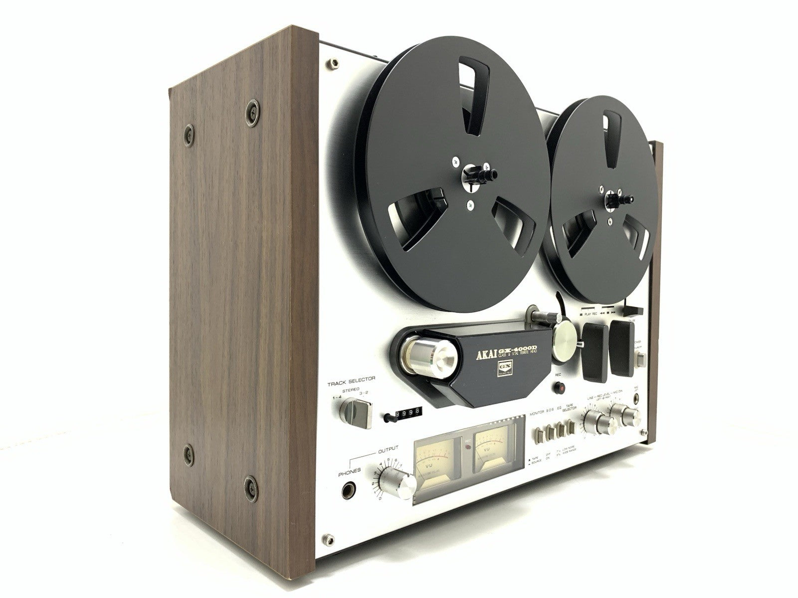 AKAI GX 4000D Reel to Reel Stereo 3Head 4 Track Tape Vintage 1976 WORK Good Look
