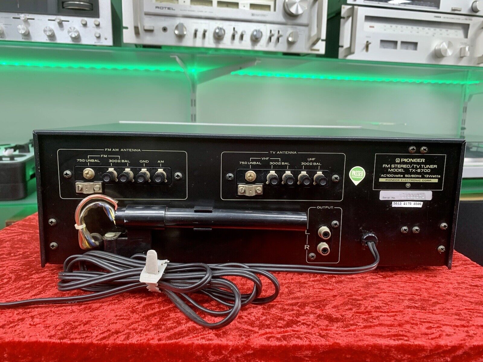 PIONEER TX-6700 TV VHF UHF AM FM Stereo RARE Tuner Vintage 1975
