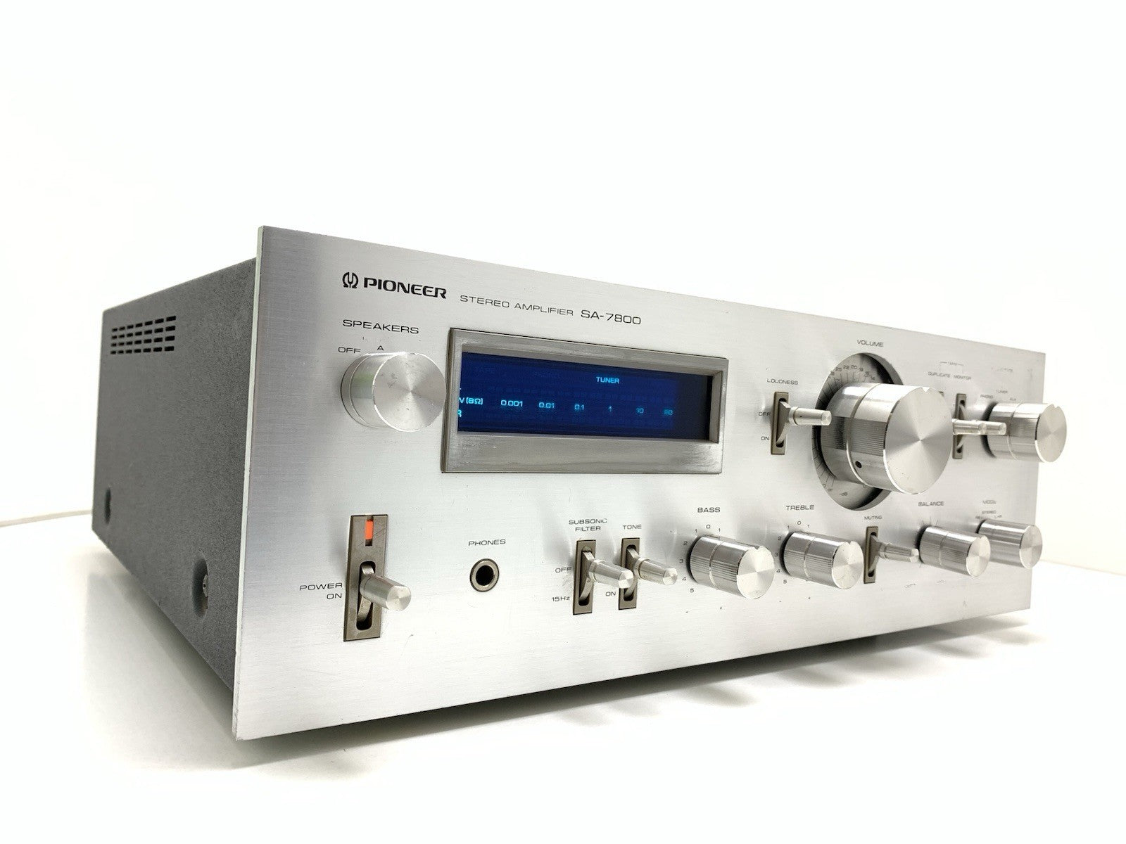 PIONEER SA-7800 Stereo Amplifier 65+65W RMS Vintage 1979 Blue LINE Work GoodLook