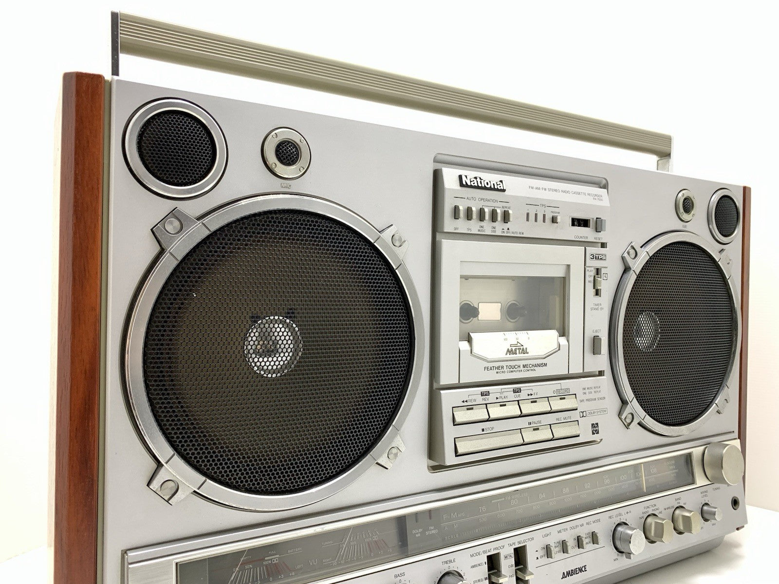 NATIONAL PANASONIC RX 7000 BOOMBOX STEREO Radio Cassette Vintage Work Good Look