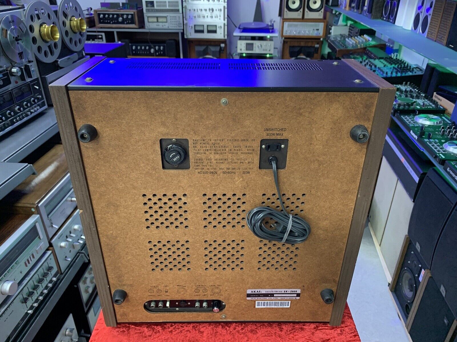 AKAI GX 260D Tape Reel to Reel 4Track 7" Vintage 1973 AutoReverse WORK Good Look