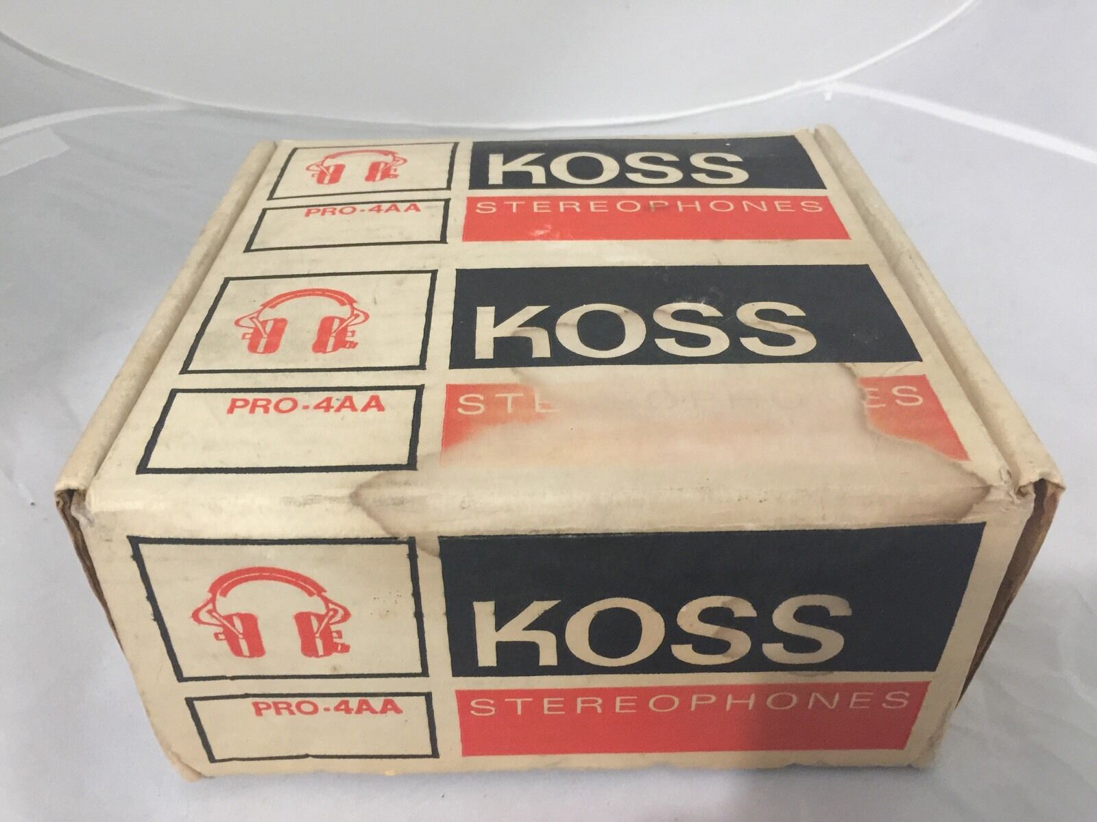KOSS PRO4AA Professional Headphones PRO 4AA Very Rare Vintage 1970 With Good Box