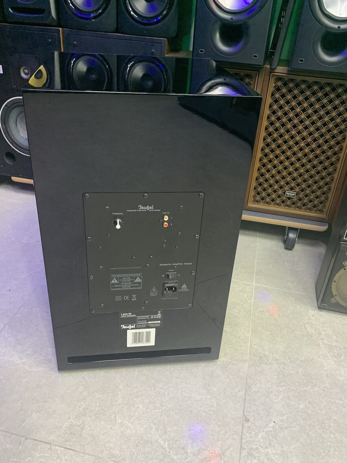 TEUFEL SubWoofer L 5200 SW Speaker 500 Watts RMS High End Work Germany Good Look