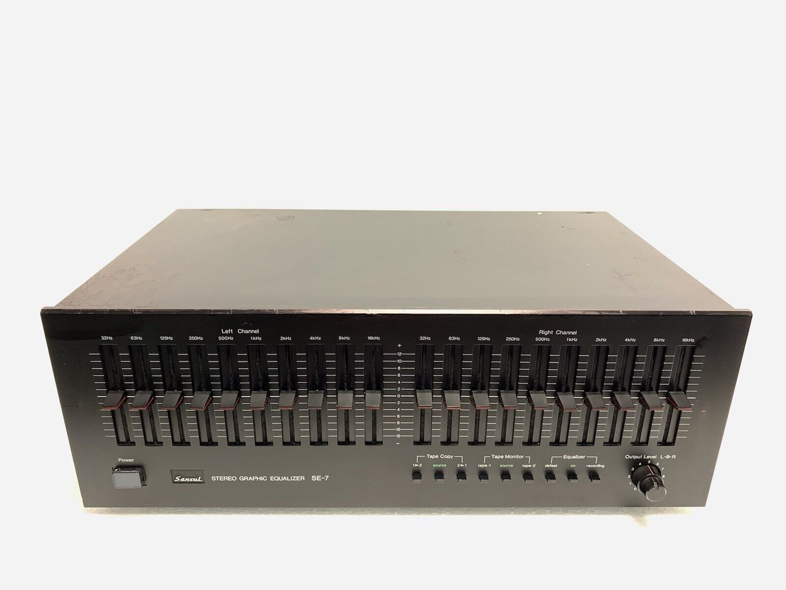 SANSUI SE-7 Stereo Graphic Equalizer  Vintage 1979  Hi Fi WORK PERFECT Good Look