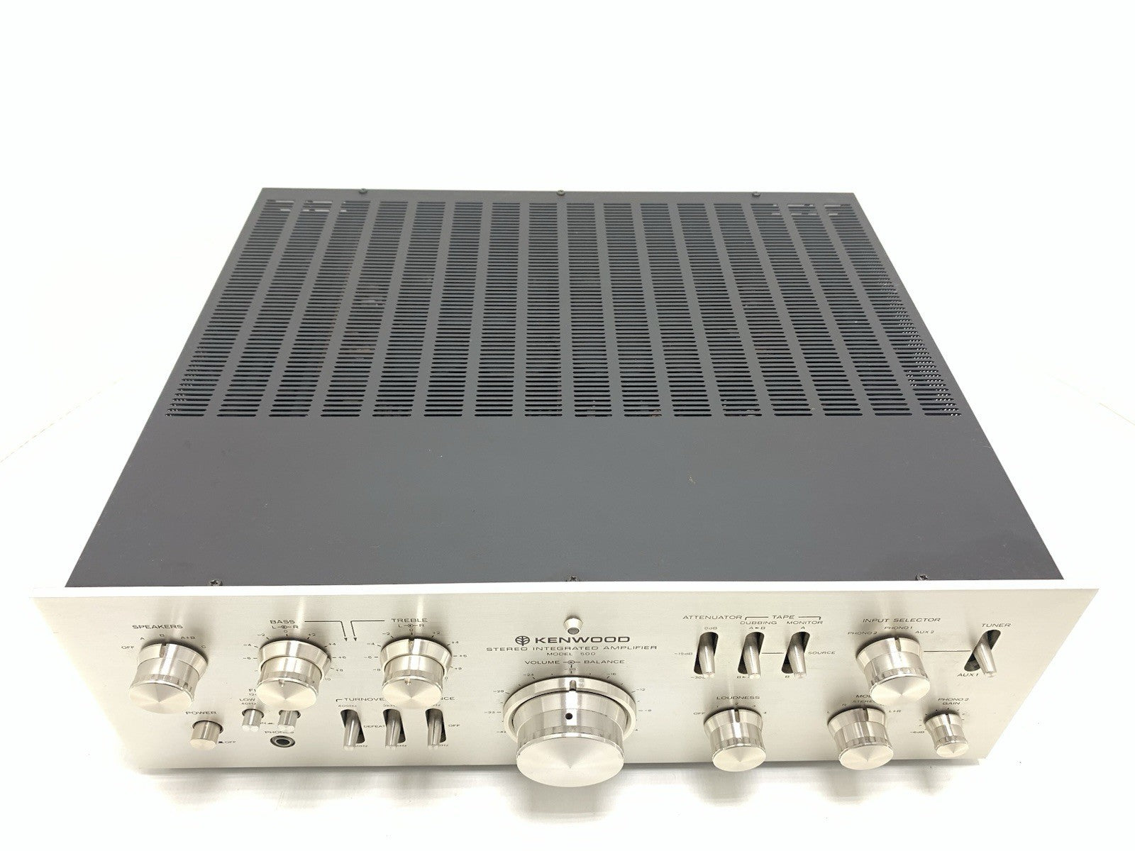 KENWOOD Model 500 SUPREME Integrated Amplifier 2X 100WRMS Vintage 1975 Good Look