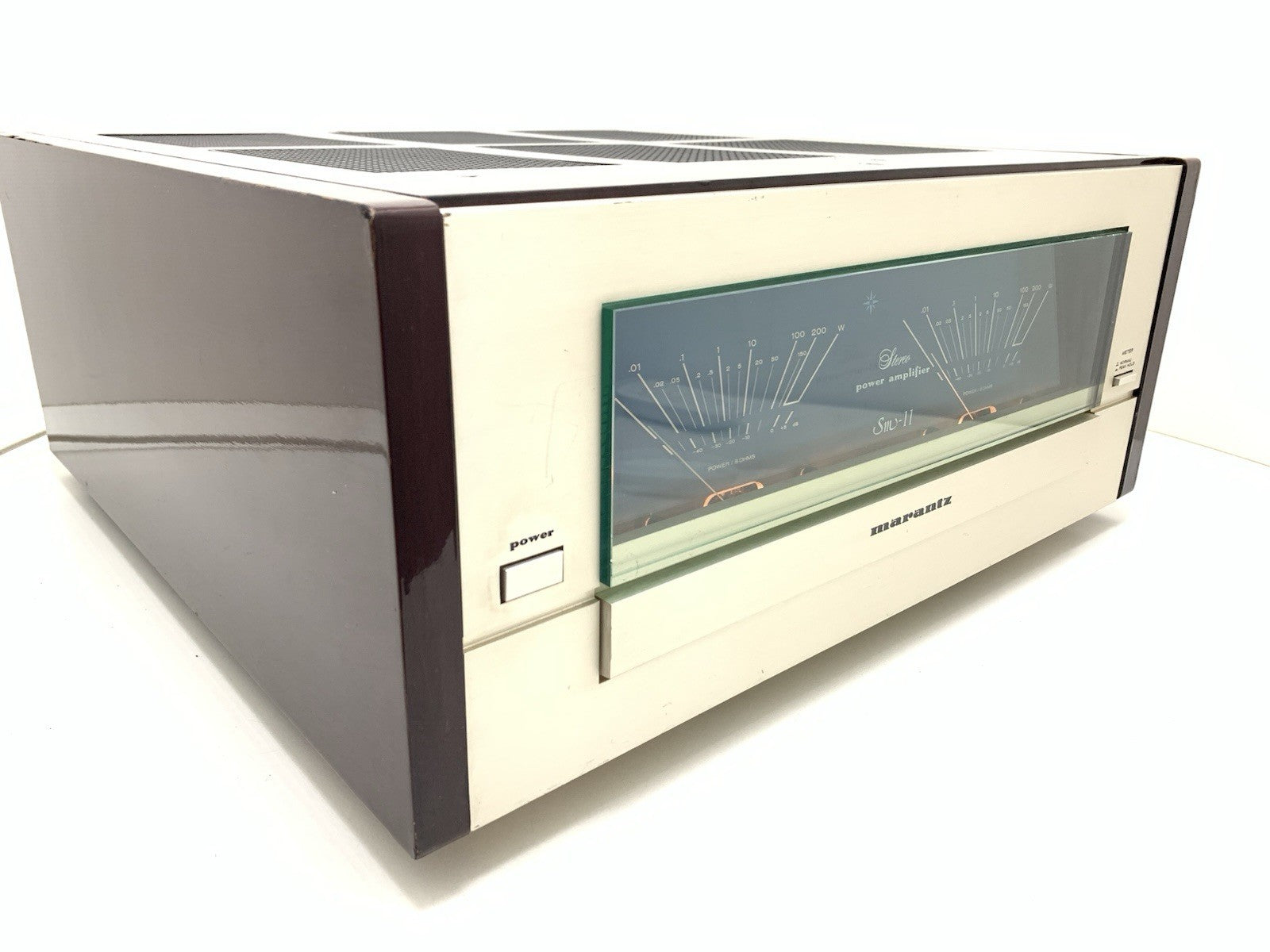 MARANTZ SM 11 Stereo Power Amplifier Vintage 1984 Hi End 200+200 W RMS Good Look