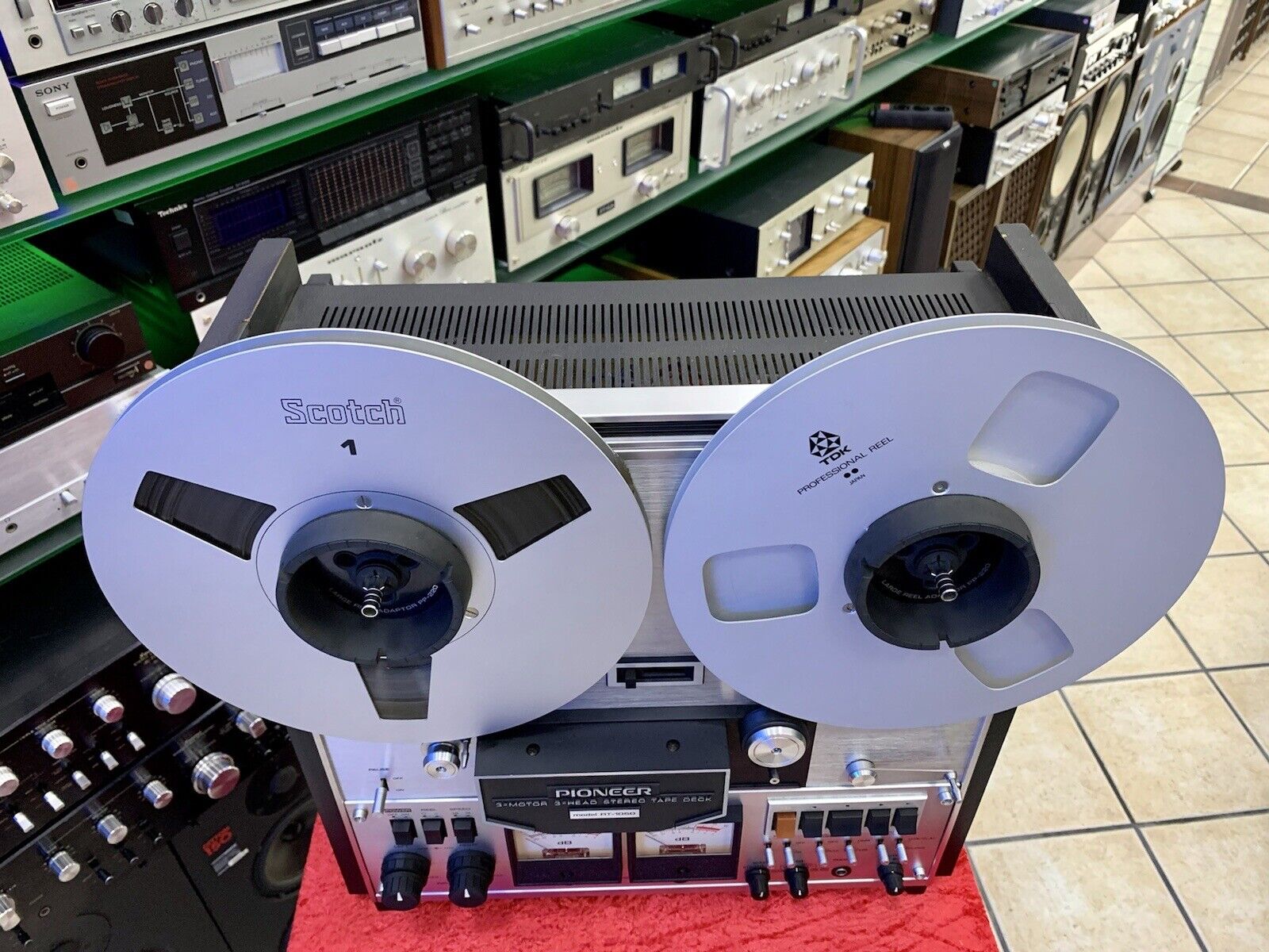 PIONEER RT-1050 Reel to Reel 2Track 10" Tape Vintage 1974 Original Rare LIKE NEW