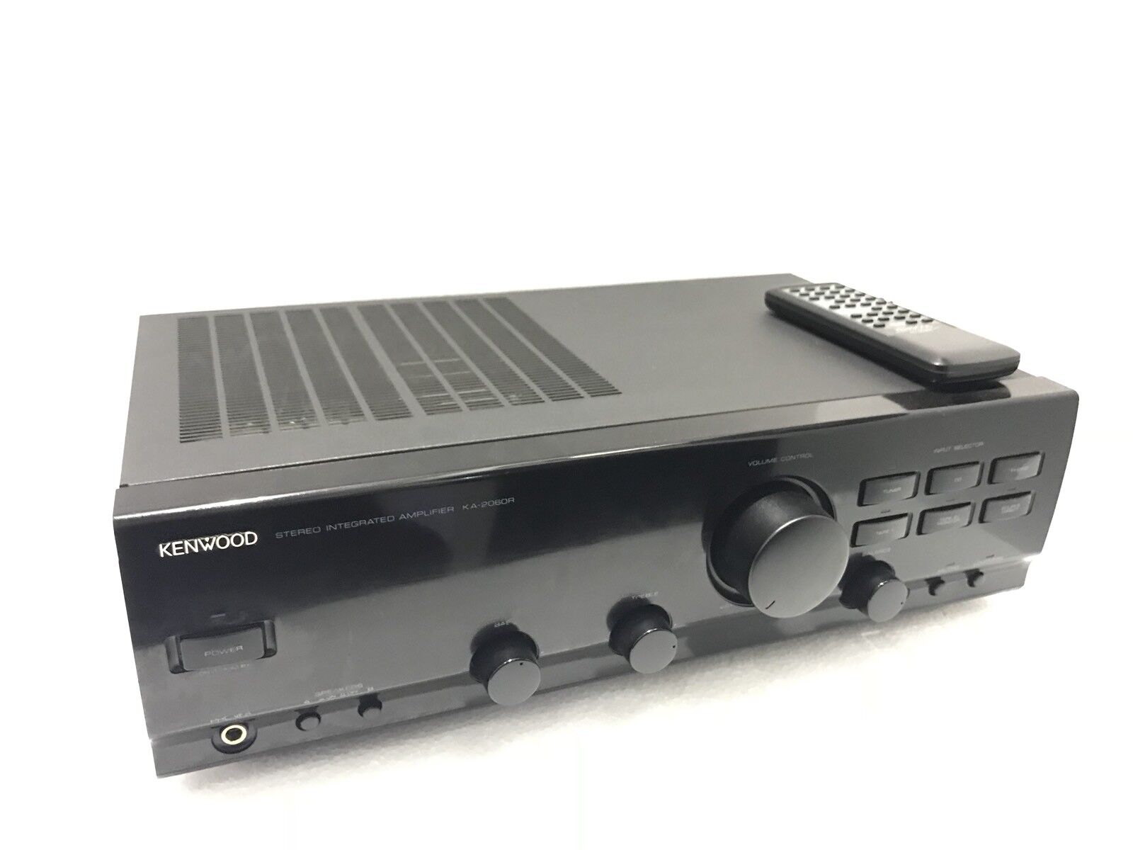 KENWOOD KA-2060R Stereo Amplifier 100 Watts RMS Remote Vintage 1994 Good Look