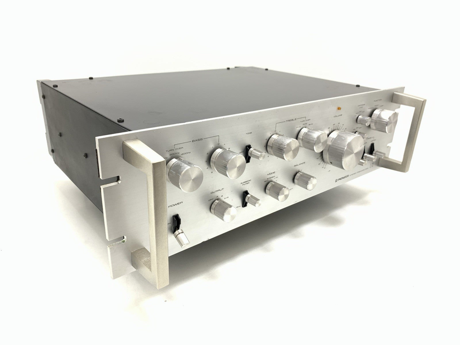 PIONEER C 73 SPEC Stereo Pre Amplifier Vintage 1980 Work Refurbished Good Look