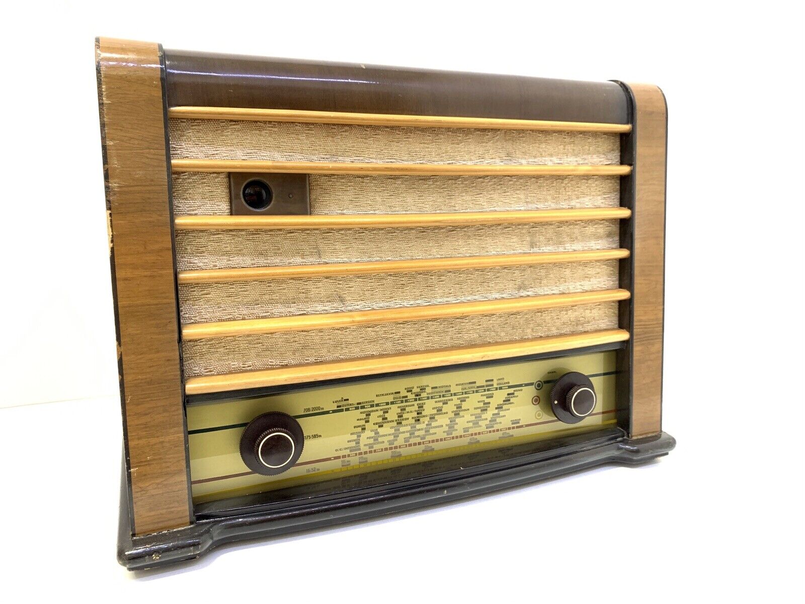 Radio PHILIPS S195A Original Vaccum Tube Vintage 1947 Working PERFECT Like New