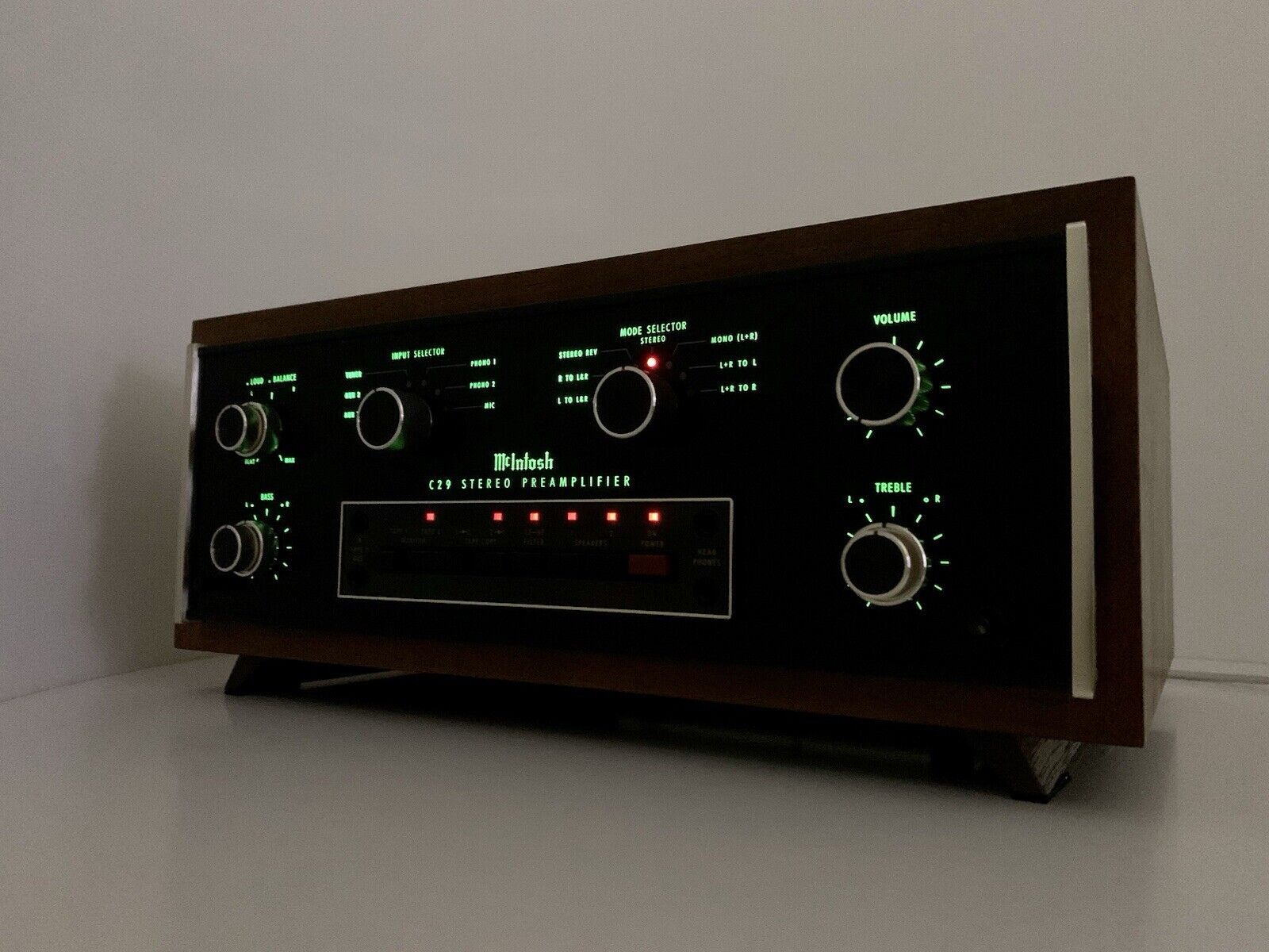 McINTOSH C 29 Stereo Pre Amplifier Vintage 1982 High End WORK Perfect Good Look