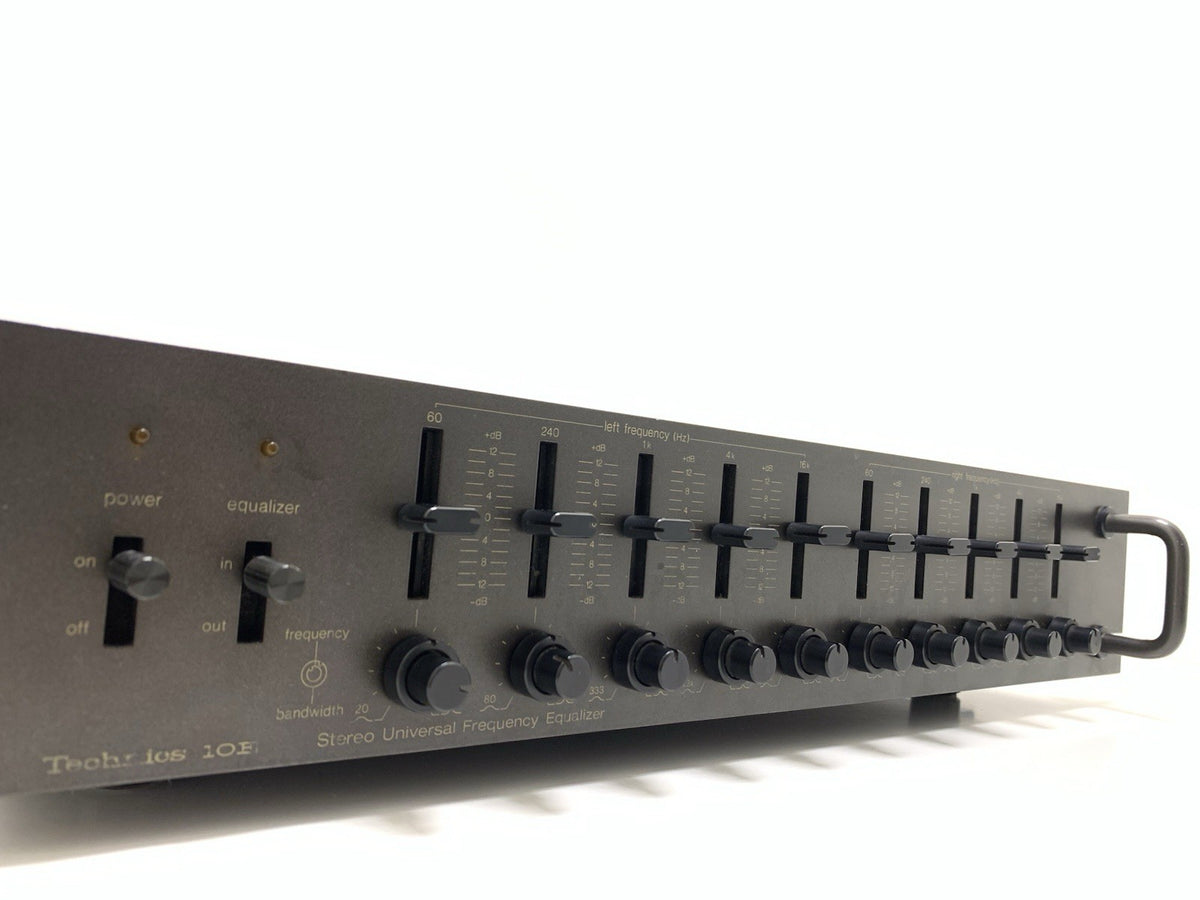 TECHNICS SH 9010E Stereo Parametric Equalizer 5 Bands Vintage Work Good Look