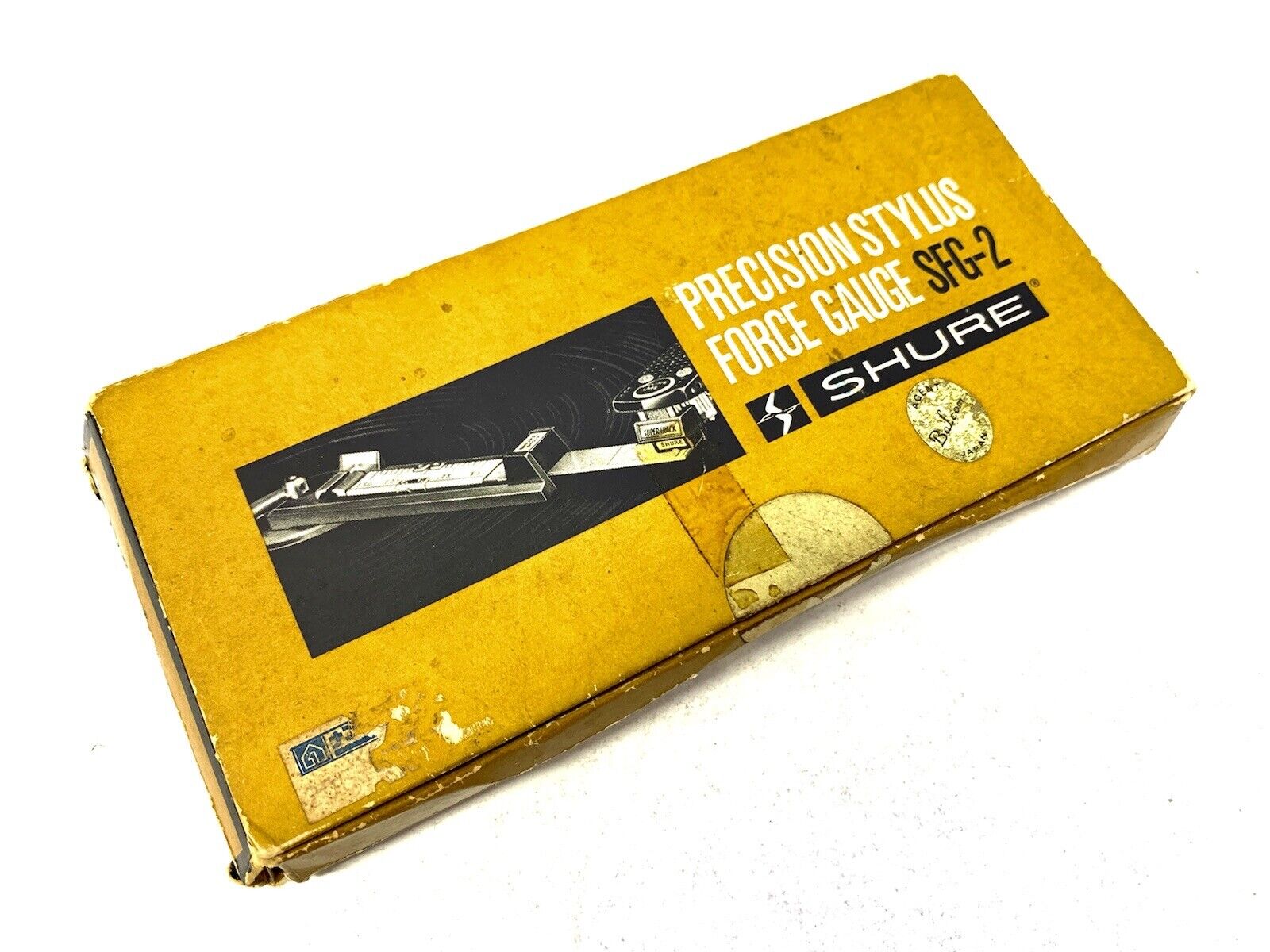 SHURE MODEL SFG-2 PRECISION STYLUS FORCE GAUGE Original BOX Vintage Good Look
