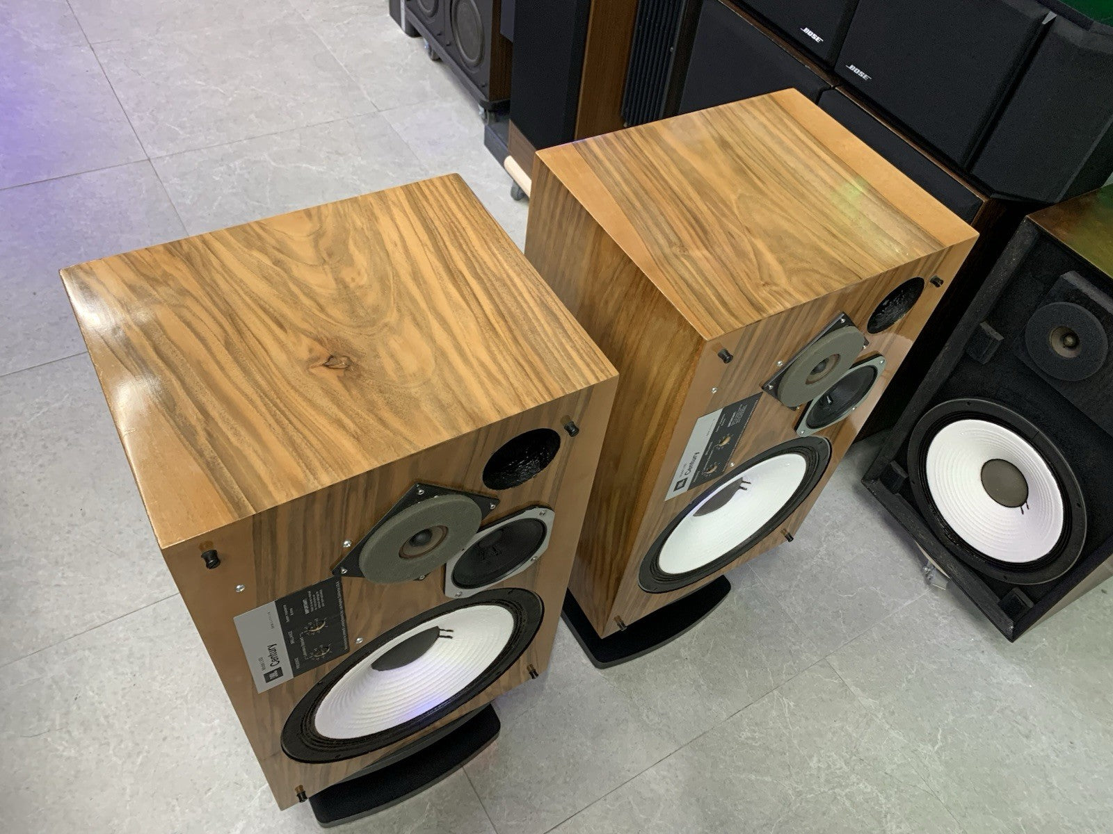 JBL L 100 Century LEGENDARY Studio Monitor Speakers Vintage 1970 WORK Like New