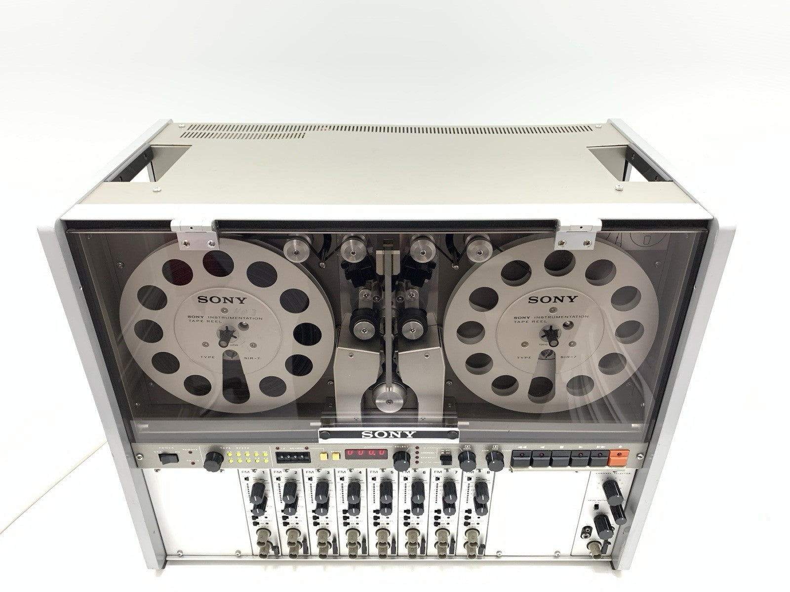 SONY A 109 FM Instrumentation Tape 8 Track 7" Reel to Reel 6 Head 10 Speeds WORK