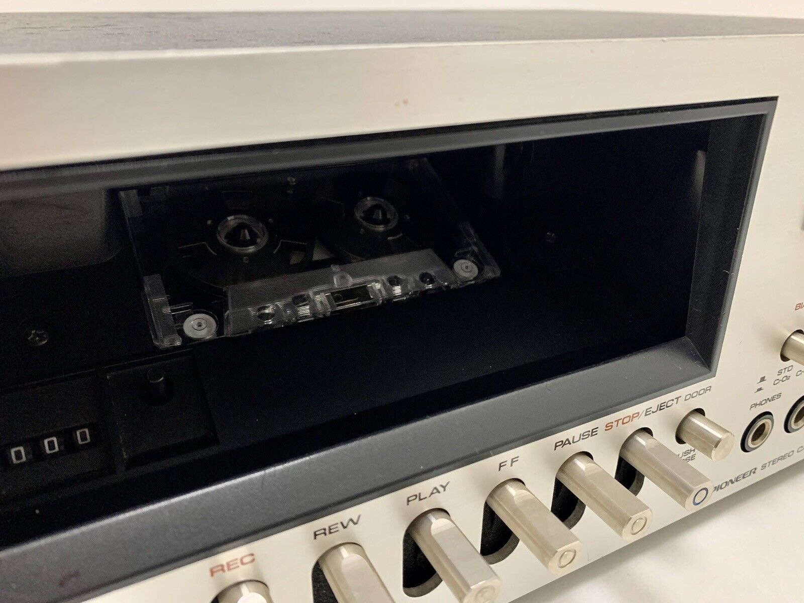 PIONEER CT-F2121 Stereo Cassette Tape Deck 2 Head Vintage 1975 WORK Good Look