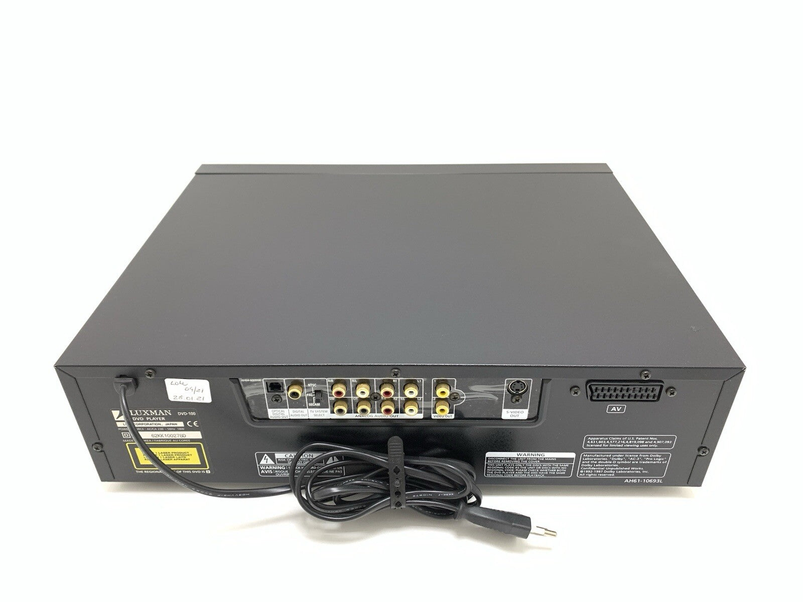 DVD PLAYER DVD 100 CD Audio DVD Video MPGE-2 Disc Player DAC WORK Good