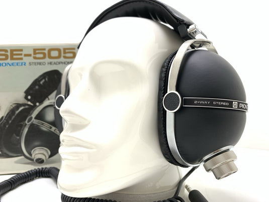 PIONEER SE 505 RARE 2 Way Headphones Vintage 1973 with Original BOX NEW NO USED