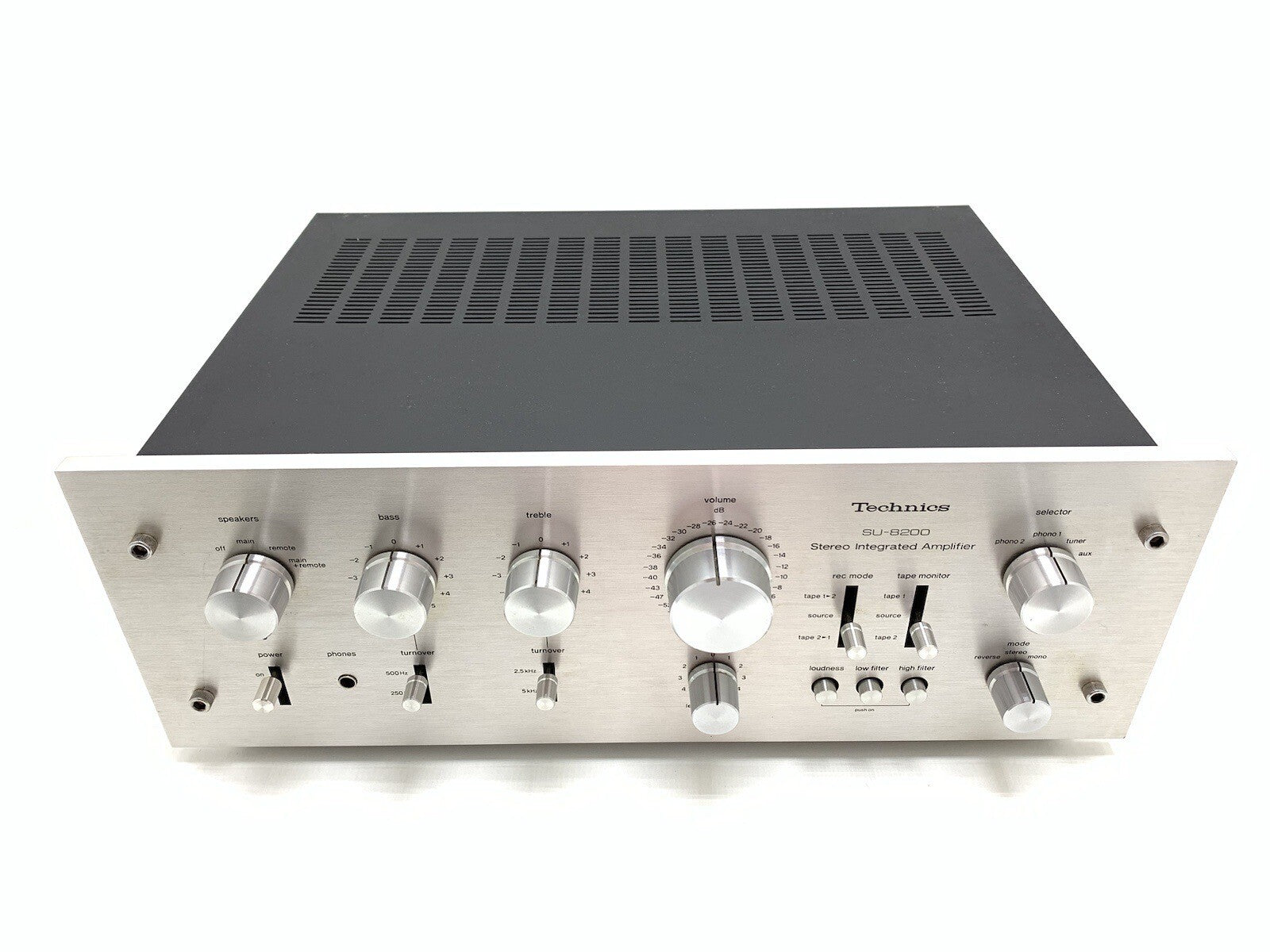 TECHNICS Ihr 8200 Stereo Verstärker Work 65+65 Watts RMS Vintage 1975 Good Look