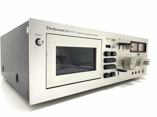 TECHNICS RS-676U Stereo Cassette Tape Deck 2 Head Vintage 1974 Working Good Look
