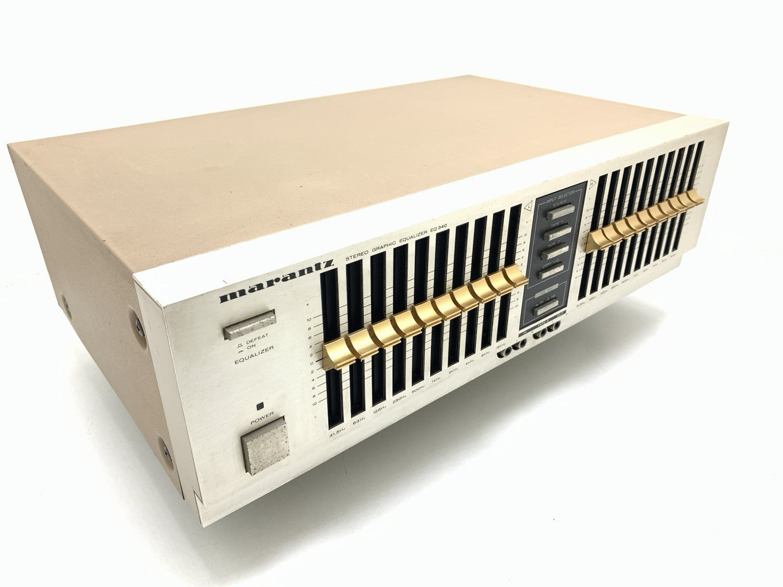 MARANTZ EQ 340 Hi End Gold Stereo Graphic Equalizer Vintage 1983 WORK Good Look