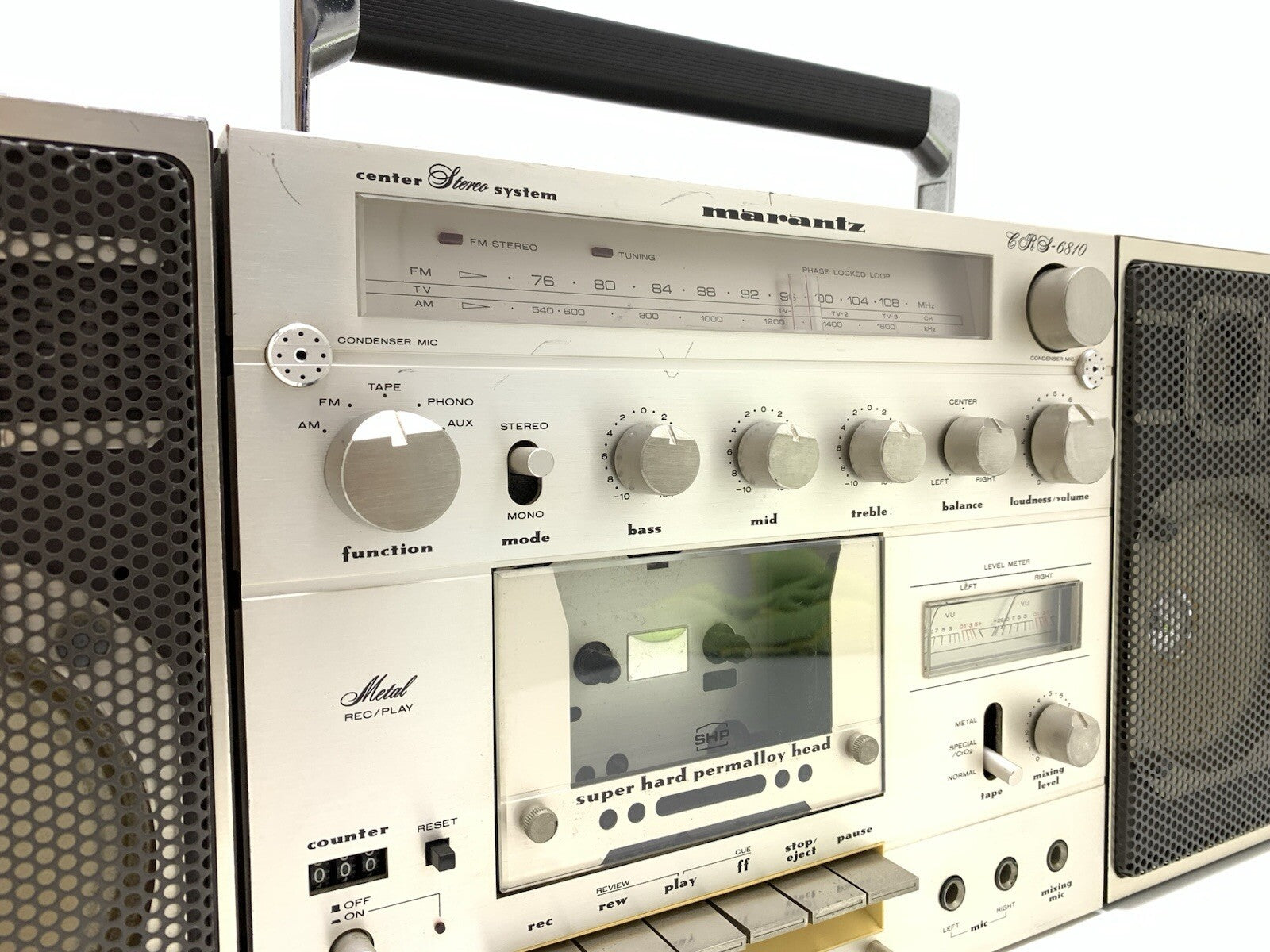 MARANTZ CRS 6810 RARO BOOMBOX ESTÉREO Radio Cassette Vintage 1980