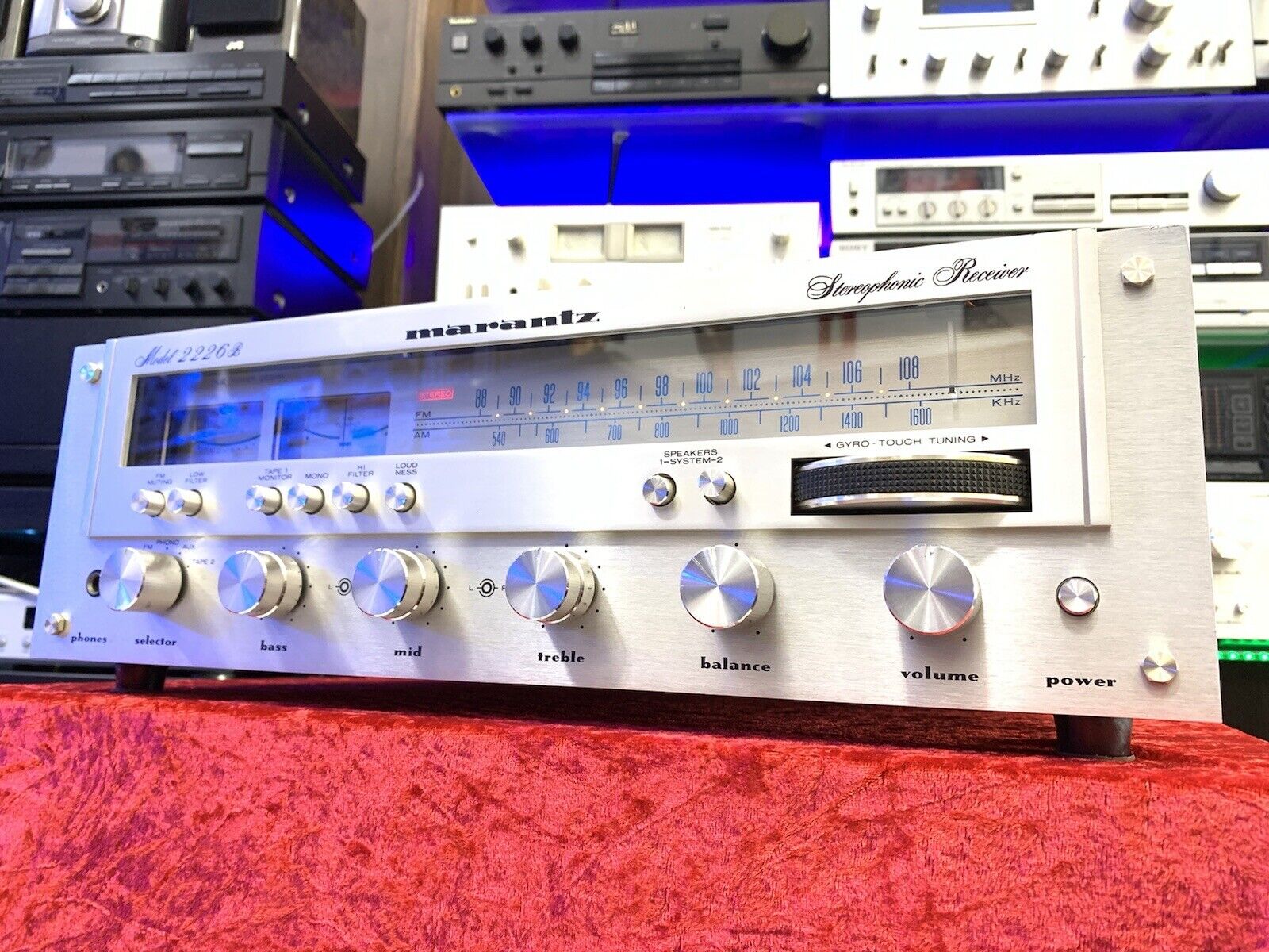 MARANTZ 2226B Stereo Receiver 58 Watts RMS Vintage 1977-80 RARE WORK Good Look