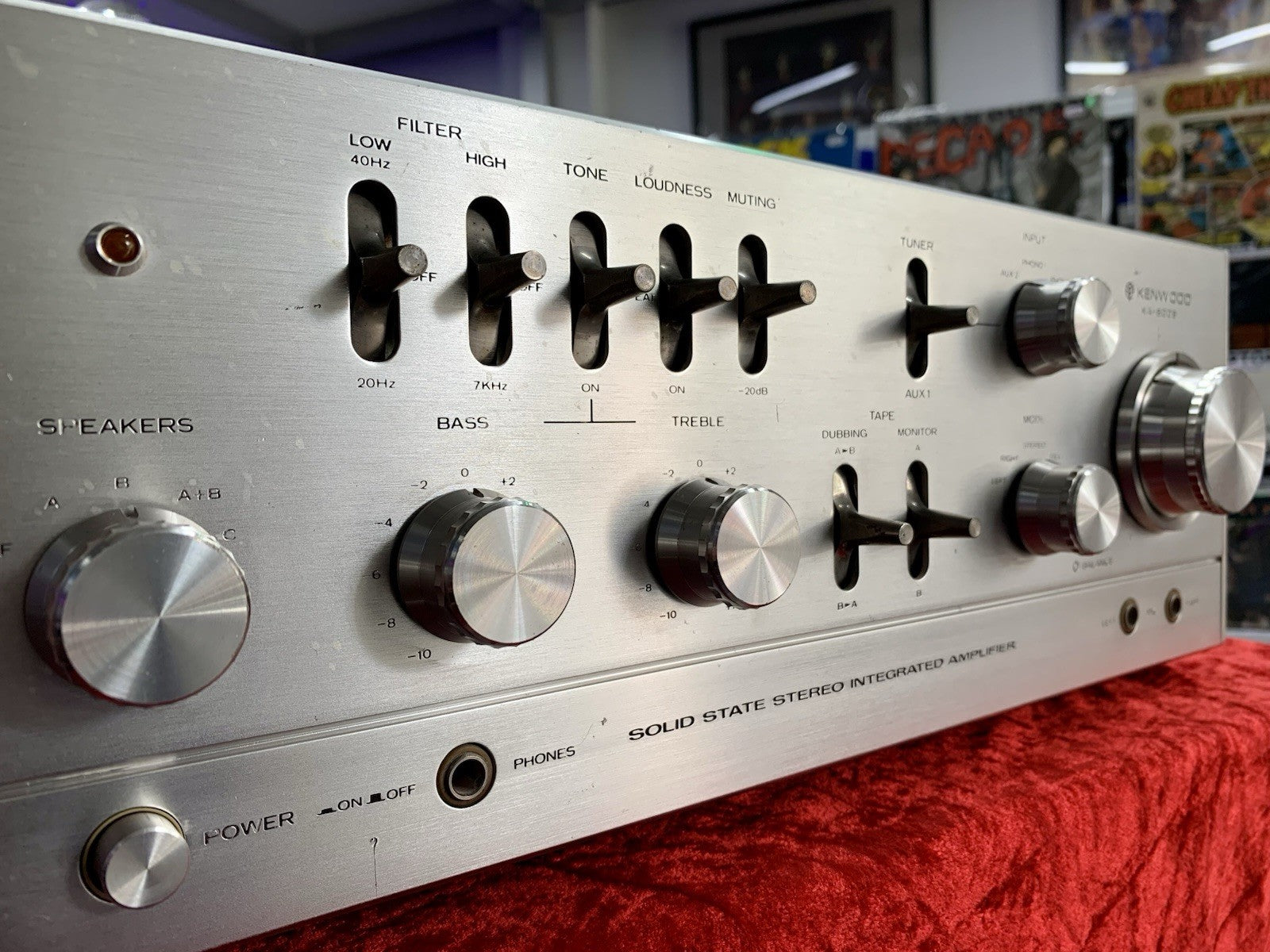 KENWOOD KA 6006 Integrated Stereo Amplifier 2X48 Watts RMS Vintage 1974 GoodLook