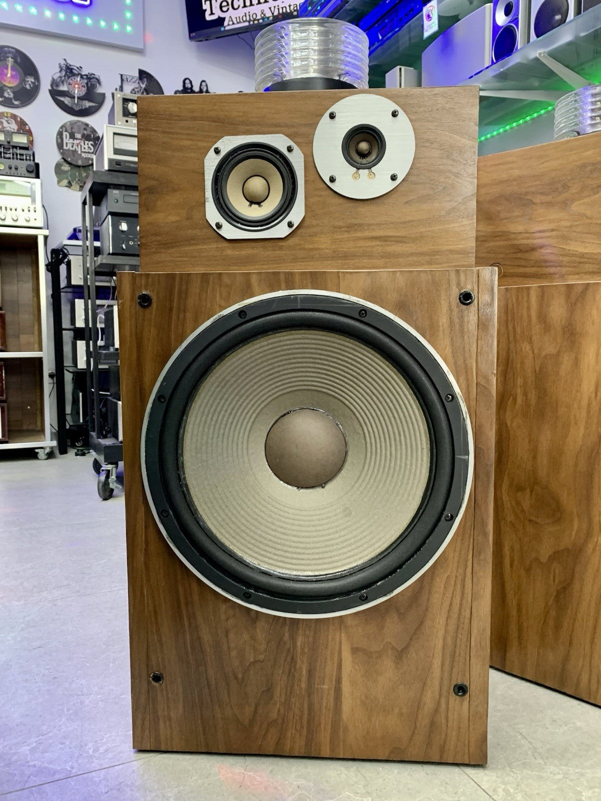 PIONEER HPM 1500 High End SPEAKERS 4 Way 125 Watts RMS Vintage  WORK GOOD LOOK