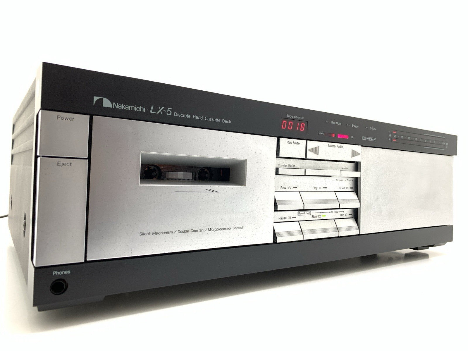 山水6 NAKAMICHI LX 5 High End 3 Head Cassette Tape Deck Vintage 1982